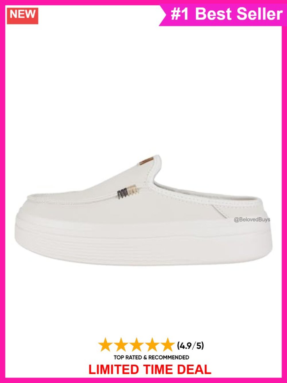 Women's Suede Platform Mule Slip On Shoe Comfort Casual Walking